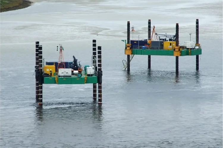 지질탐사 자기승강 플랫폼